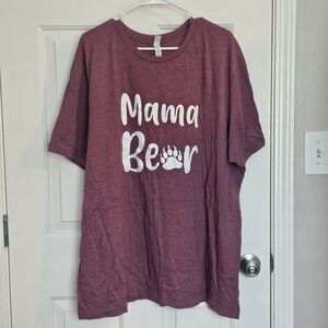 Mama Bear T-Shirt - Mauve